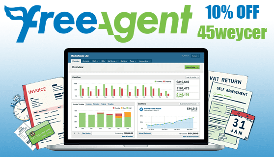 FreeAgent – 10% Discount Code: 45weycer